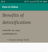 How to Detox screenshot 1