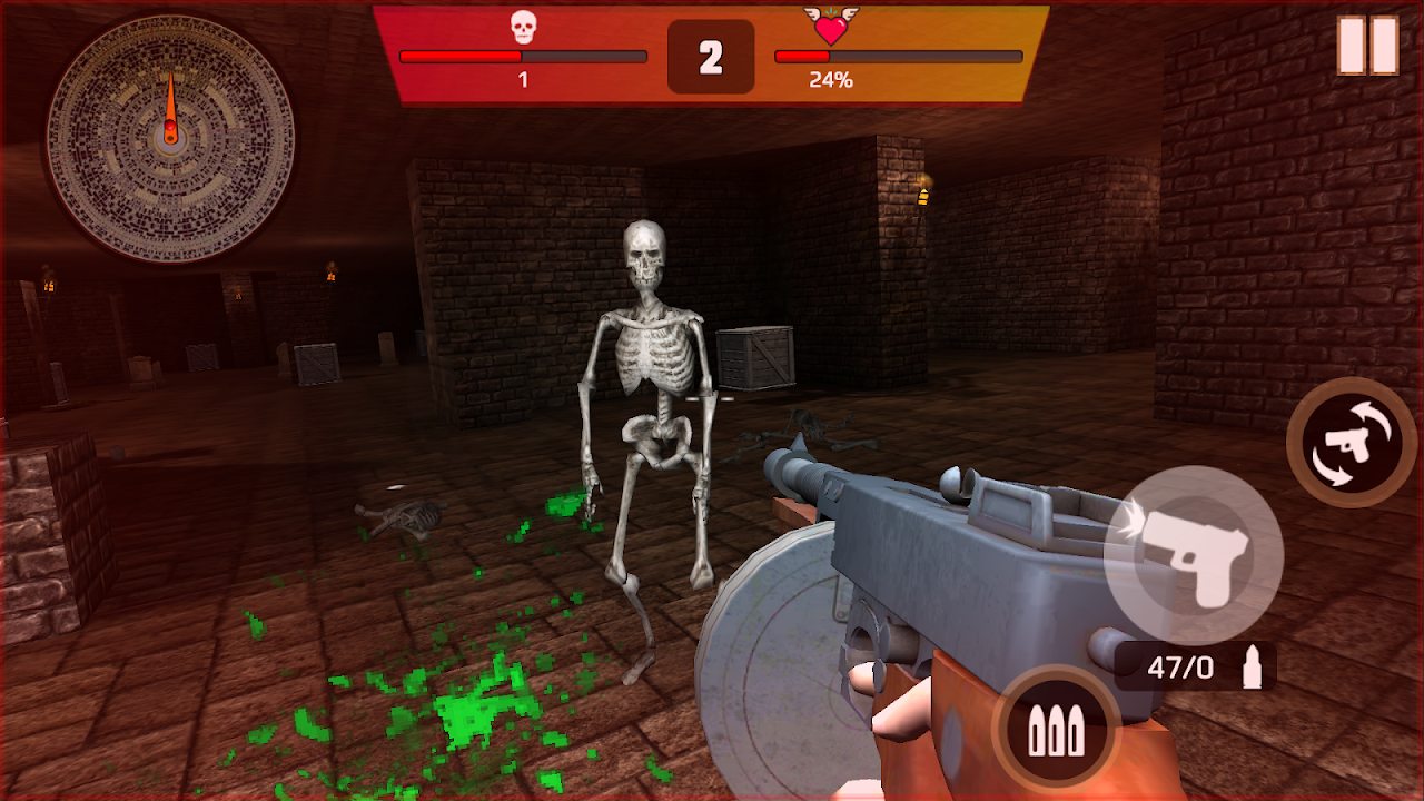 skeleton shooting game