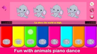 Kids Pink Piano Music & Songs screenshot 0