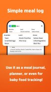Meal Planner - Food Diary screenshot 1