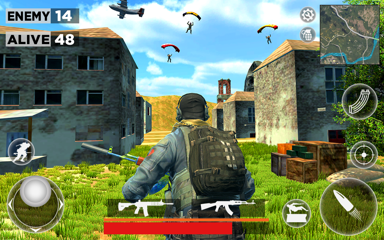 Player Battleground Survival Offline Shooting Game APK para