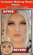 Eyelashes Makeup Photo Editor screenshot 0