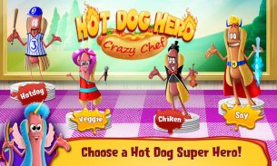 Hot Dog Hero - Crazy Chef screenshot 0