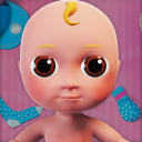 Virtual Baby Simulator Mom Care Game Icon