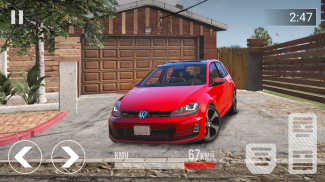 Racing Dart Golf GTI Drive screenshot 0
