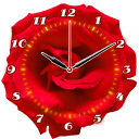 Rose Flower Clock