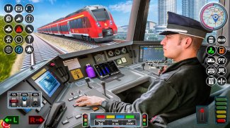 城市列车模拟器2019年：免费列车游戏3D screenshot 13