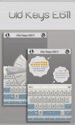 Old Keys E611 Keyboard Theme screenshot 1