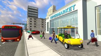 Shopping Mall Smart Taxi Driving Simulator screenshot 2