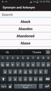 Synonym & Antonym Dictionary screenshot 1