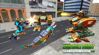 Grand crocodile Robot Transform Game screenshot 1