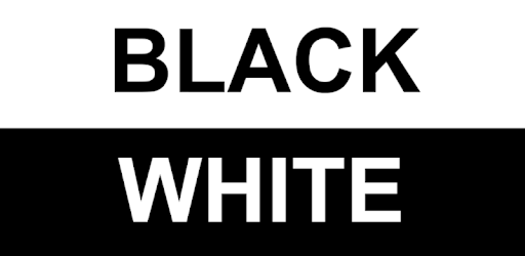 Перевести black white