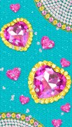 Diamond Hearts Live Wallpaper Free screenshot 2