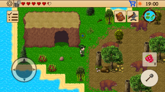 Survival RPG 1:逃げる・無人 島・宝 島・2D screenshot 4