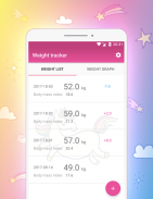 Cute weight tracker screenshot 3