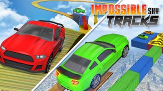 Crazy Car Driving Simulator: Impossible Sky Tracks screenshot 5