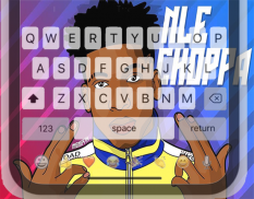 Keyboard of Theme NLE Choppa Cool screenshot 2