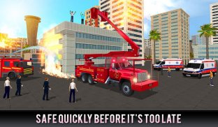 Firefighter Truck 911 Rescue: Emergency Driving screenshot 10