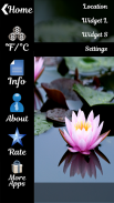 Lotus Clock Weather Widget screenshot 6