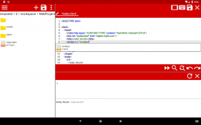 WebCode - html, css, js ide screenshot 2