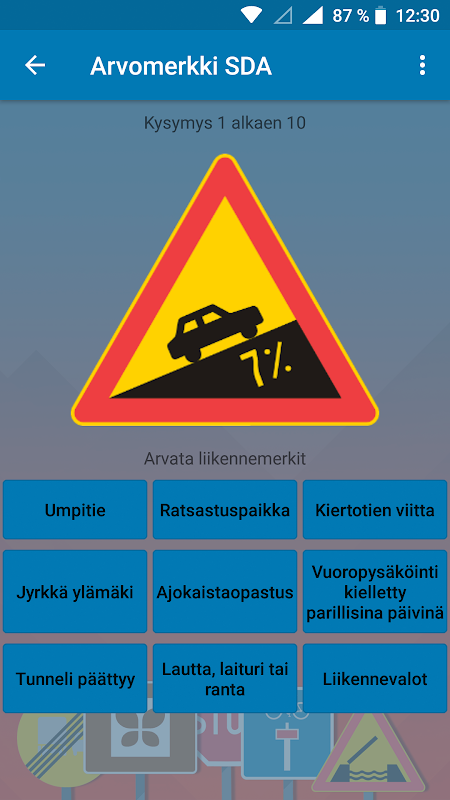 Liikennemerkit Suomessa Tietovisa liikennesääntöjä - APK Download for  Android | Aptoide