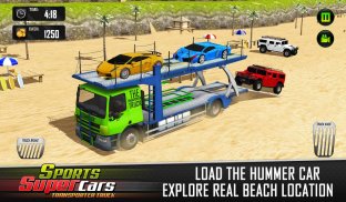 Real Car Transport Truck Games screenshot 2