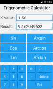 Trigonométriques Calculatrice screenshot 1