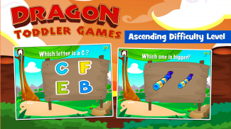 Toddler gratuit Jeux Dragon screenshot 1