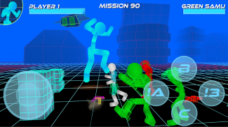 Stickman Neon Street Fighting screenshot 8