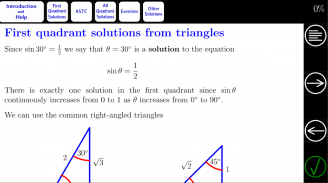 Trig Tutorial 2: Solving Eqns screenshot 6