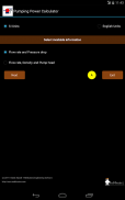 Pumping power calculator Lite screenshot 9