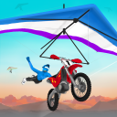 Airborne Motocross Bike Racing