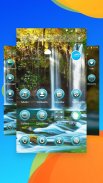 waterfall nature scene -APUS Launcher theme screenshot 1