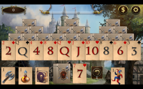 Legends of Solitaire Curse of the Dragons TriPeaks screenshot 2