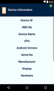 MY DEVICE INFO screenshot 0