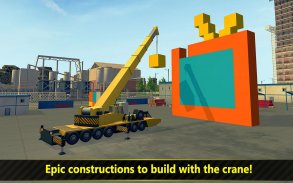 Construção & Crane SIM 2017 screenshot 2