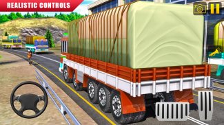 Cargo Delivery Truck Driving  Simulator:Hill Truck screenshot 3