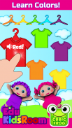 针对儿童学习颜色、数字和形状的教育性游戏-Preschool EduKidsRoom screenshot 0