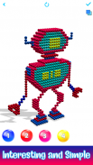 Robots Magnet World 3D - Build by Magnetic Balls screenshot 5