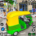 Police Tuk Tuk Rickshaw Gangster Chase Games Icon