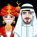Arabic Muslim Hijab Wedding Icon