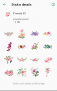 Flowers Stickers for Whatsapp 🌹 screenshot 0
