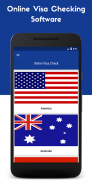 Online Visa Check: Online visa checking Software screenshot 0