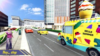 مدينة الآيس كريم رجل التوصيل المجاني محاكي لعبة 3D screenshot 9