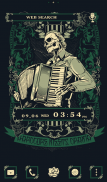 Skull Wallpaper Skeletal Musician Theme screenshot 2