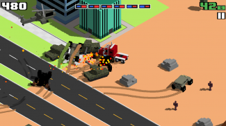 Smashy Road: Wanted screenshot 2