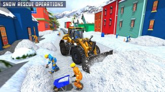 Snow Drive Rescue Plow Excavator 2018 screenshot 4