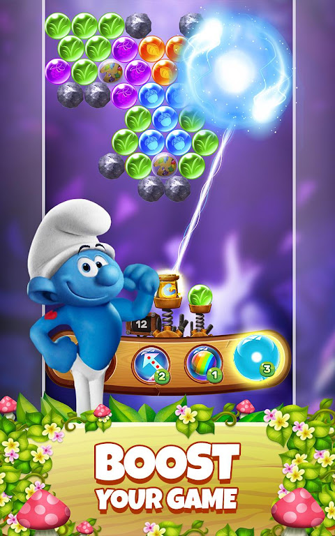 Os Smurfs: Bubble Shooter na App Store