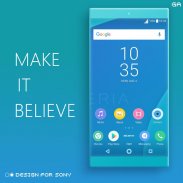 Theme XPERIA ON™ | Be Blue - 🎨Design For SONY screenshot 4