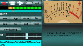 Live Audio Recorder * records live sessions 16Bit screenshot 3